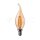 4W CANDLE FILAMENT BULB AMBER COVER-TIP 2200K E14