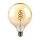 6W G125 LED DOUBLE SPIRAL FILAMENT BULB AMBER GLASS 1800K E27