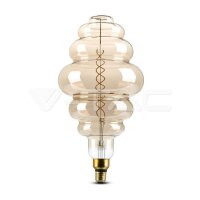 8W S200 LED SMOKY /DOUBLE FILAMENT BULB 1800K E27 DIMMABLE