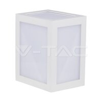 12W LED WALL LIGHT 3000K WHITE BODY