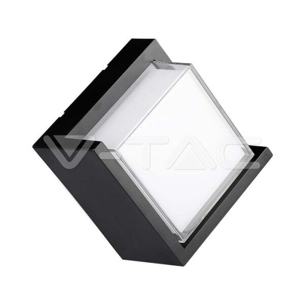 12W LED WALL LIGHT 4000K,BLACK -SQUARE