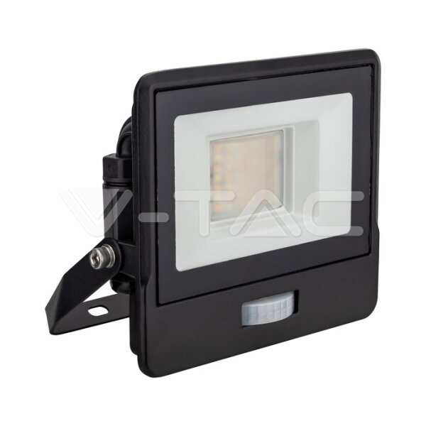 20W-WIFI LED SENSOR FLOODING LIGHT COMPATIBLE WITH AMAZON ALEXA AND GOOGLE HOME-BLACK BODY-3IN1