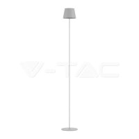 LED FLOOR LAMP 4W (4400mA BATTERY) 3000K IP54 WHITE BODY