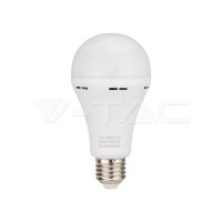 A70-E27-9W-PLASTIC EMERGENCY LAMP-4000K