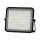 LED SOLAR FLOODLIGHT 10W 800 LM 6400K 6000 mAh BATTERY  3M CABLE SMART IR REMOTE  FAST CHARGE BLACK