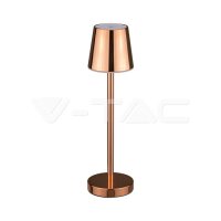 3W Led Table Lamp Rechargeable Touch Dimmable Gold Body...