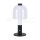 LED TABLE LAMP-1800mAH BATTERY (D140*300)  3IN1 BLACK+TRANSPARENT GLASS BODY