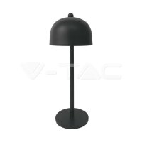 LED TABLE LAMP-1800mAH BATTERY (D115*300)  3IN1 BLACK BODY