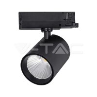 35W-LED TRACK LIGHT ALUMINUM -4000K BLACK BODY