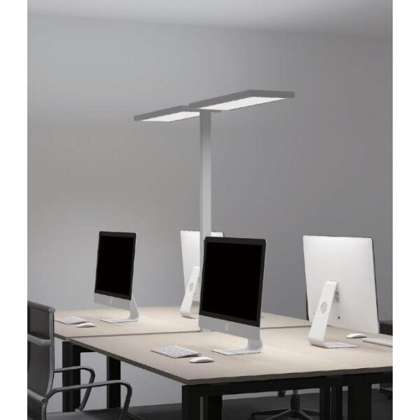 Bürostehleuchte, 150W, Up-Down, Touch Panel Dimmung, Bewegungssensor, Tageslichtsensor, Flickerfrei, UGR<19, 4000K