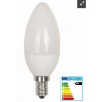 LED-Kerze, E14, matt, 2700K, 25.000h, 480lm, 240ø