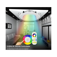 Downlight RGB+CCT, 6W, 230W, Außendurchmesser: 118mm, Ausschnitt: 90-95mm, Höhe: 38mm