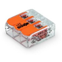Wago Verbindungsklemme 3x0,2-4mm2