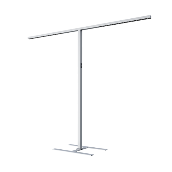 Designer Stehleuchte Elfoo, 150W, Up-Down, Touch Panel Dimmung, Bewegungssensor, Tageslichtsensor, Flickerfrei, UGR<12, CCT-einstellbar