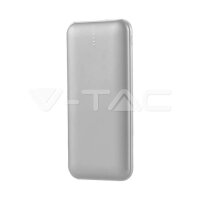 10000mah POWER BANK 2A 30CM TYPE C CABLE-SILVER