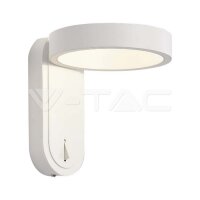 5W LED WALL LIGHT COLORCODE: 3000K+4000K WHITE BODY IP65
