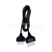 POWER CABLE WITH 2 PLUGS-BLACK 2M-3*0.75MM??
