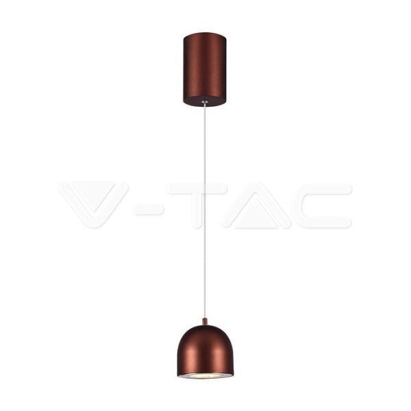 8.5W LED HANGING LAMP (D100)-ADJUSTABLE WIRE AND TOUCH LIGTH ON/OFF   3000K BROWN BODY