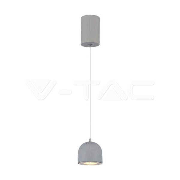 8.5W LED HANGING LAMP ( D100 )  3000K LIGHT GREY BODY