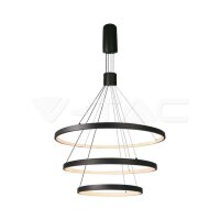 45W-DECORATIVE HANGING LIGHT-40*60*150CM-BLACK BODY-3000K