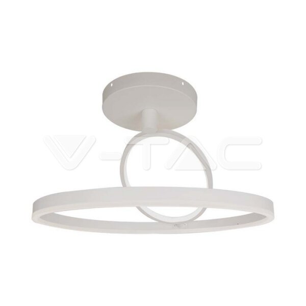 38W-LED METAL CEILING LAMP-500*200MM-WHITE BODY-3000K