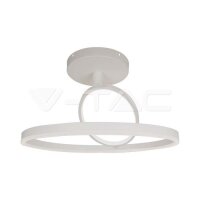 38W-LED METAL CEILING LAMP-500*200MM-WHITE BODY-4000K