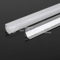 MOUNTING KIT WITH DIFFUSER FOR LED STRIP-2000*15.8*15.8MM