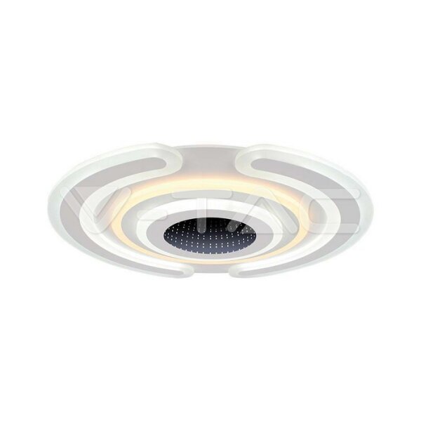 95W-LED DECORATIVE CEILING LAMP-DIMMABLE BLACK BODY-50*9CM-3000,4000,6500K