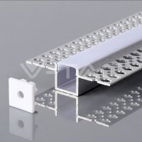 MOUNTING KIT WITH DIFFUSER FOR LED STRIP 2000*W55*H15mm...
