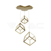 50W-LED DECORATIVE HANGING LIGHT-GOLD BODY-3000K