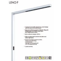 Designer Stehleuchte LENO-F, 80W, (55W up+ 25W down), 2700-6500K veränderbar, dimmbar, daylight+motionsensor, UGR<6  für Tischmontage