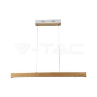 12W LED HANGING LAMP 4000K WOOD BODY