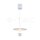 9W LED HANGING LAMP 3000K PURE WHITE BODY
