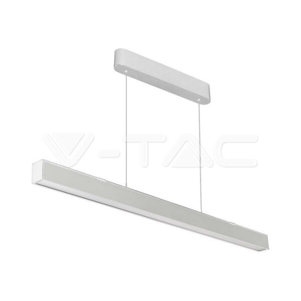 40W LED LINEAR HANGING SUSPENSION LIGHT-UP & DOWN SYSTEM COLORCODE: 3IN1 WHITE BODY