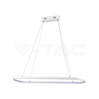 24W LED HANGING LAMP (80*20*100CM)  4000K WHITE BODY