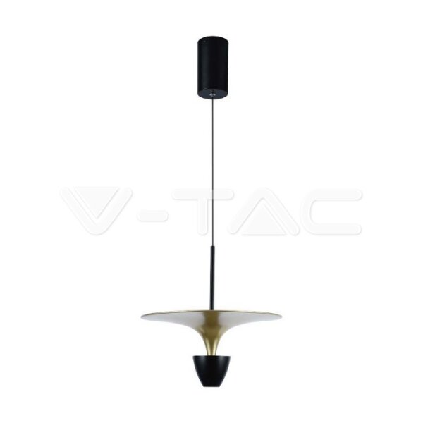 9W LED HANGING LAMP (30*320*100CM)  3000K BLACK+GOLD BODY