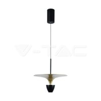 9W LED HANGING LAMP (30*320*100CM)  3000K BLACK+GOLD BODY