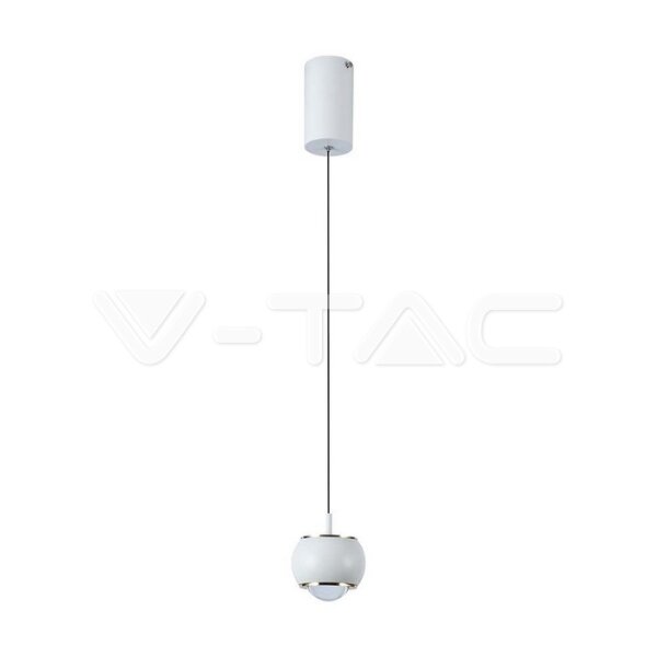 9W LED HANGING LAMP (10*10*100CM)  4000K WHITE BODY