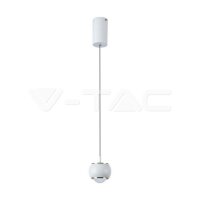 9W LED HANGING LAMP (10*10*100CM)  4000K WHITE BODY