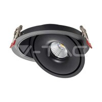 12W-LED COB DOWN LIGHT-3IN1-BLACK BODY