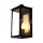 E14 OUTDOOR WALL LAMP HOLDER 200x168x350mm BLACK BODY IP65