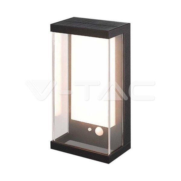 1W-GARDEN WALL LIGHT-BLACK BODY-IP54-3000K