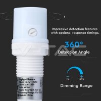 DAYLIGHT SENSOR -WHITE