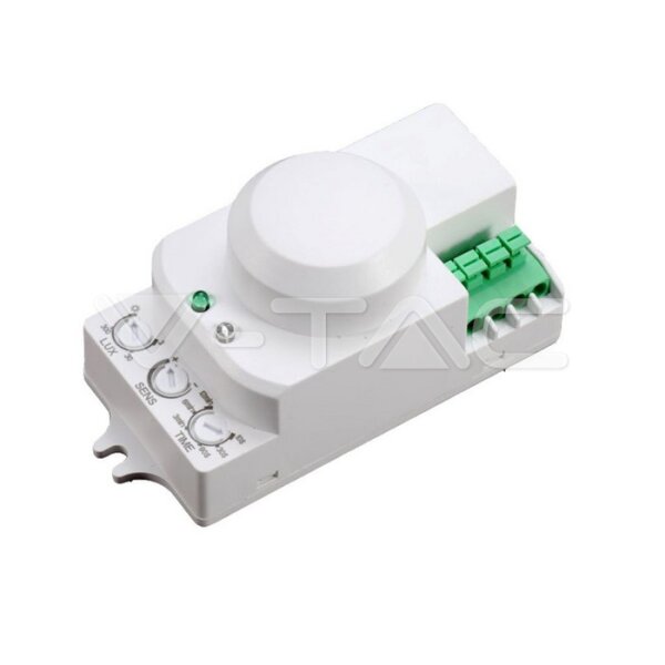 MICROWAVE SENSOR WITH MANUAL OVERRIDE FUNCTION-WHITE