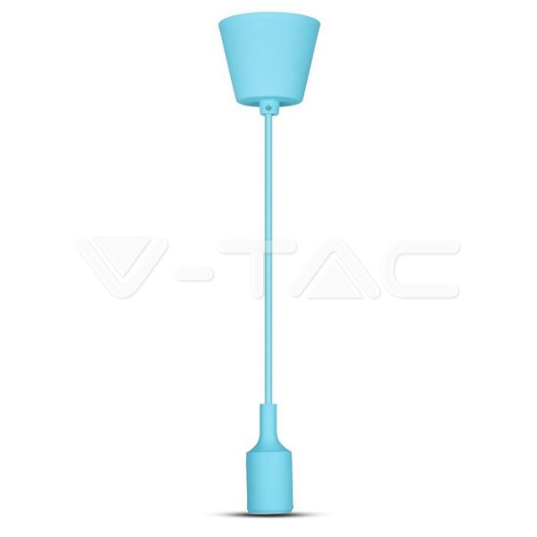 E27 PENDANT HOLDER LIGHT BLUE