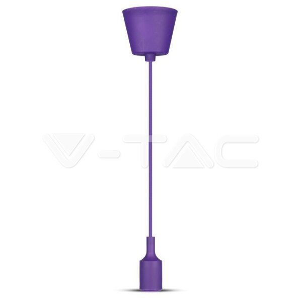 E27 PENDANT HOLDER PURPLE
