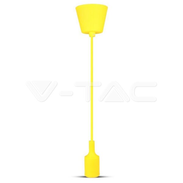 E27 PENDANT HOLDER YELLOW