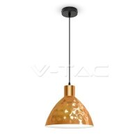 ROSE GOLD PENDANT LIGHT HOLDER - 220 CMS