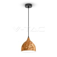 ROSE GOLD PENDANT LIGHT HOLDER - 230 CMS