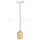WOODEN PENDANT LIGHT BLUE WIRE